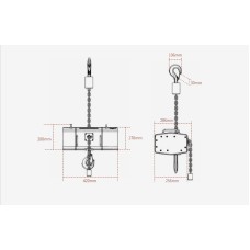 ELECTRIC CHAIN HOIST D8+ 1000kg