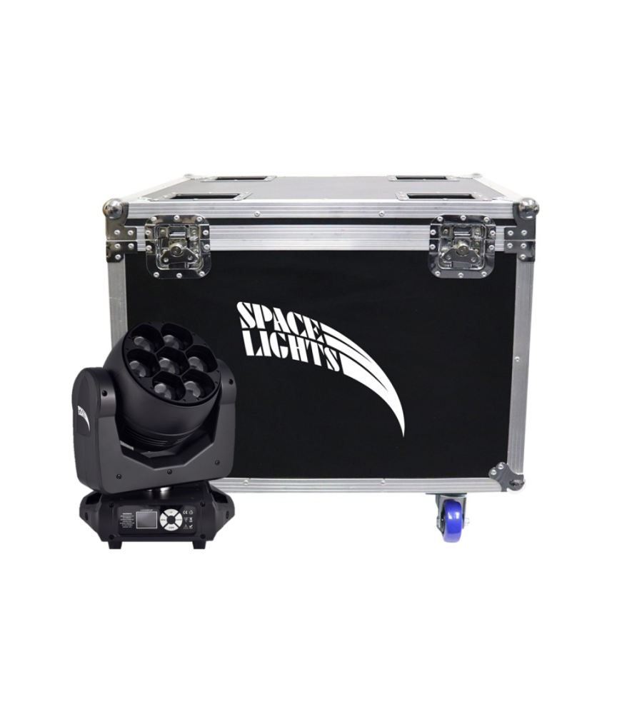 FLIGHT CASE LED WASH PIXEL CONTROL 7 X 40W 