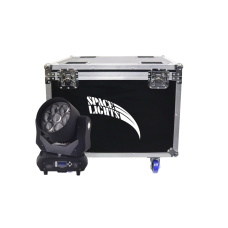 FLIGHT CASE LED BEAM WASH 7 x 40W 4 IN 1