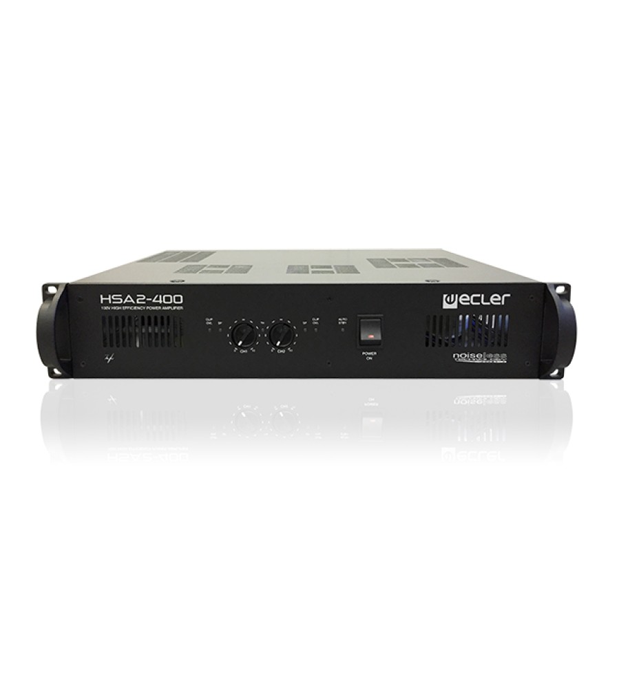 ECLER  HSA2-400ES High Impedance Stereo Amplifier