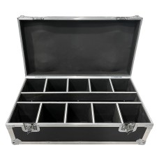 BATTERY LED PAR FLIGHT CASE 10 IN 1