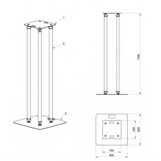 MOVING HEAD TOWER 1,5M