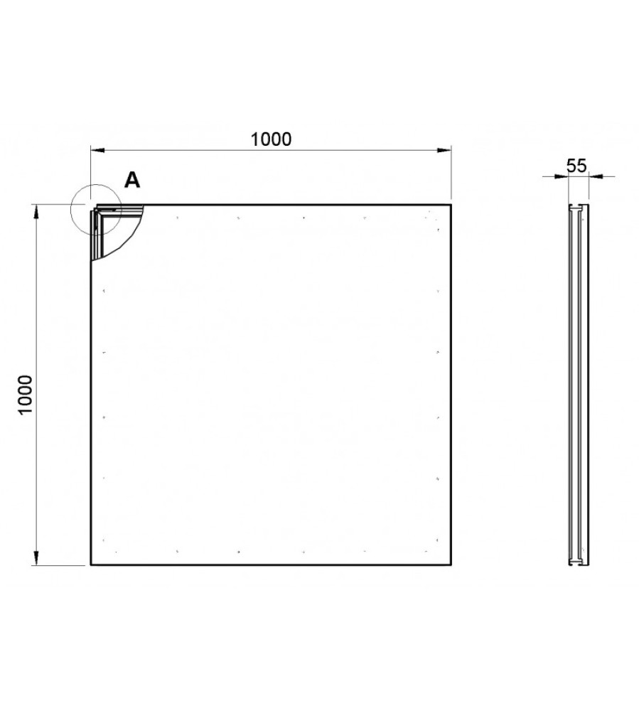 ΕΞΕΔΡΑ SCA-05 / 1x1m  Aluminium