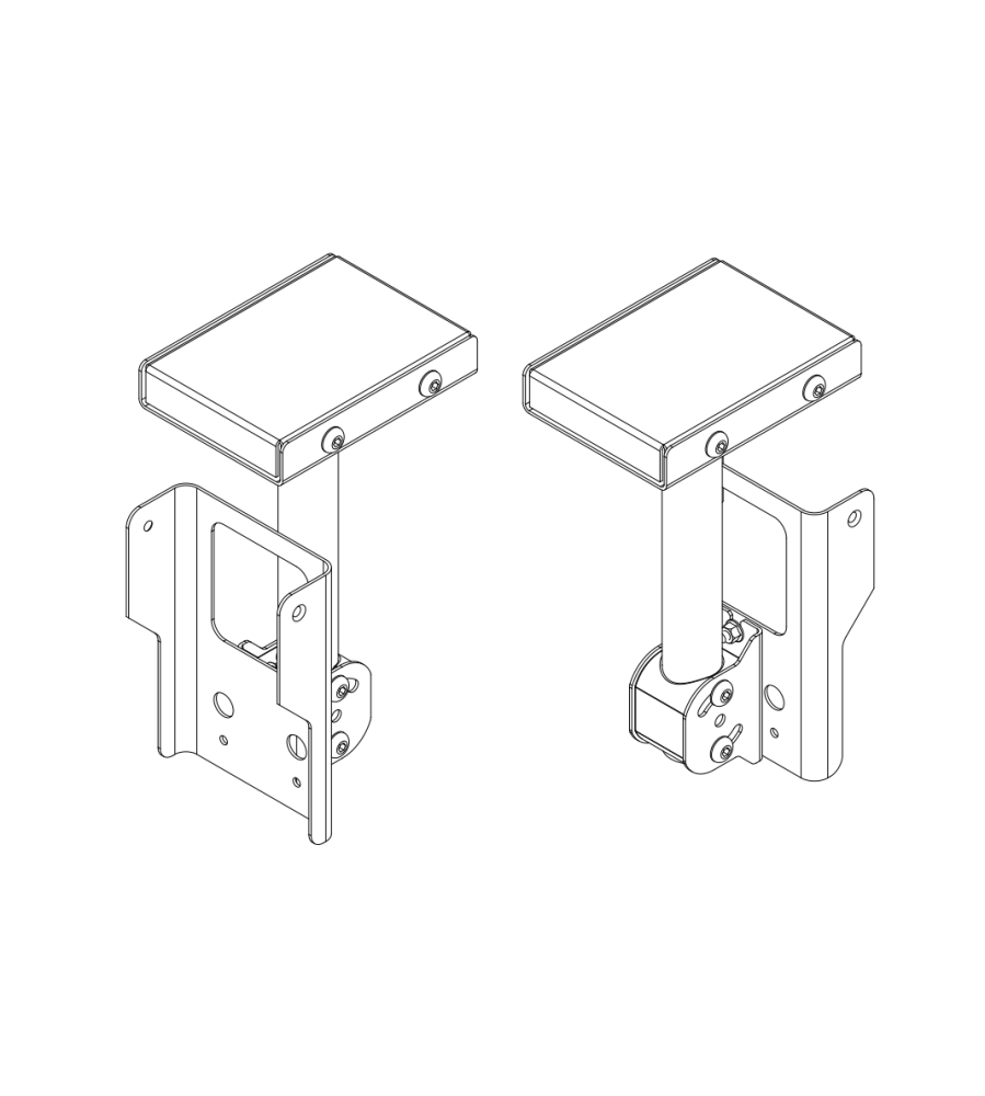 Ceilling mount for a single P10