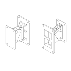 Swivel and tilt bracket for single P10